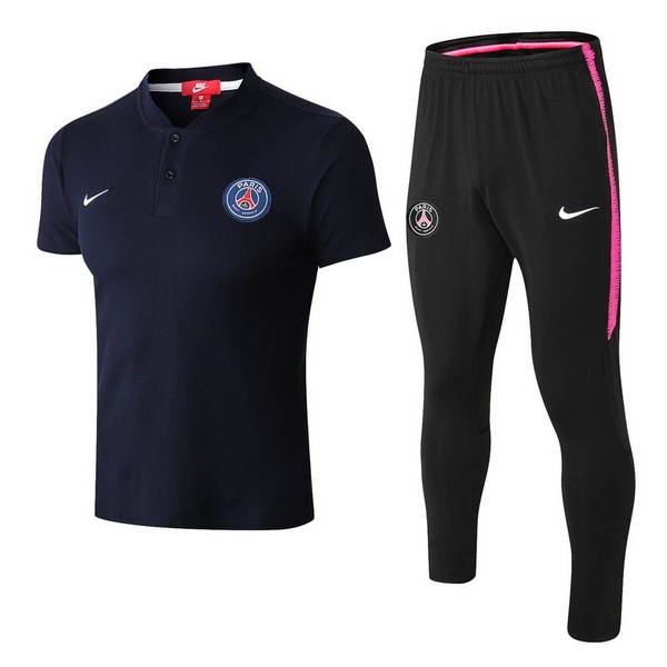 Polo Paris Saint Germain Conjunto Completo 2018/19 Azul